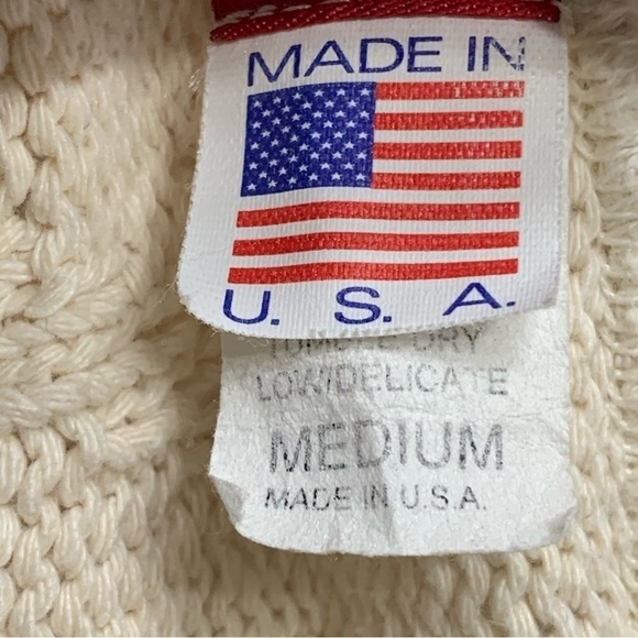 Binghamton Knitting Co Sweater Womens Medium Cardigan Button Front Preppy Knit - Picture 7 of 9